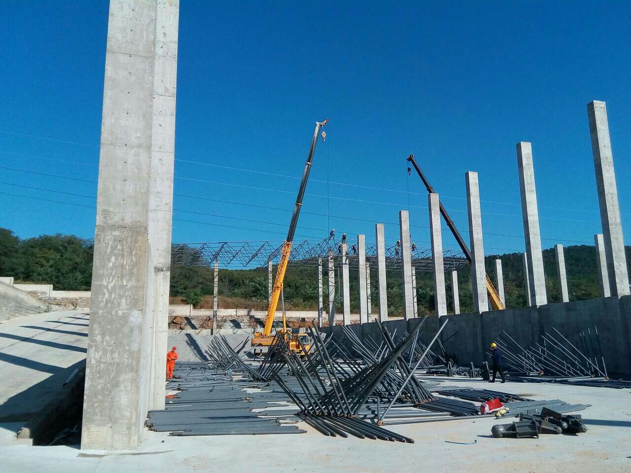 吴忠搅拌站网架