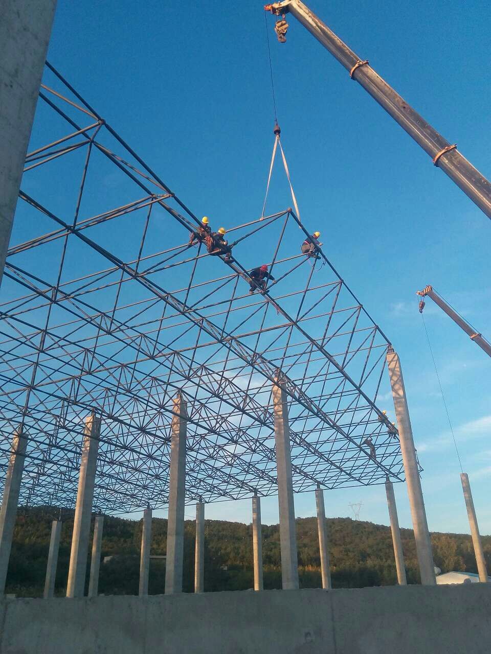 吴忠汪清物流园网架